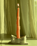 Bow Taper Candle