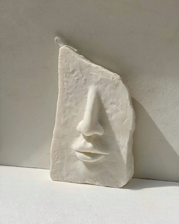 Stone Face Candle
