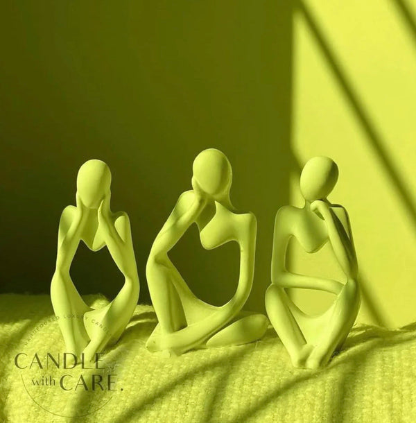 Thinking Statues (Set of 3)