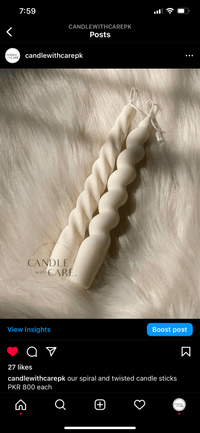 Twisted Candle Stick