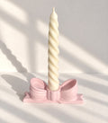 Bow Candle Holder & Twisted Candle