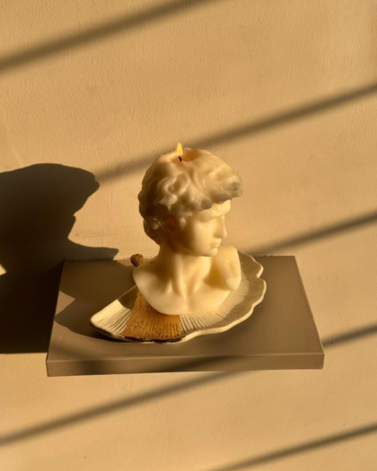 Mini David Candle